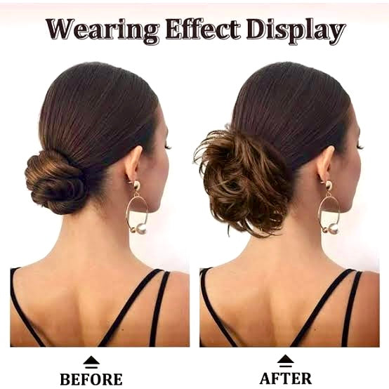 PREMIUM MESSY BUN HAIR SCRUNCHIES