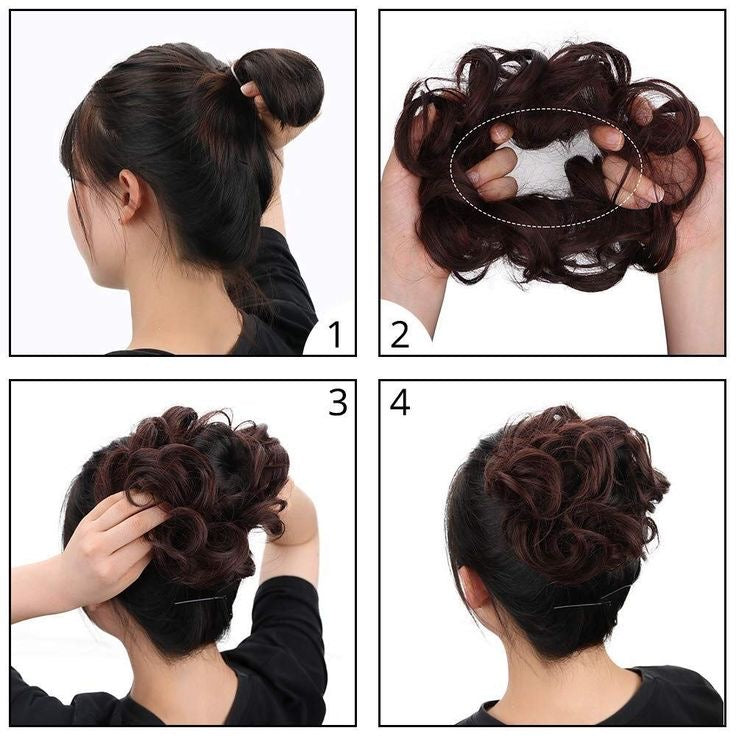 PREMIUM MESSY BUN HAIR SCRUNCHIES